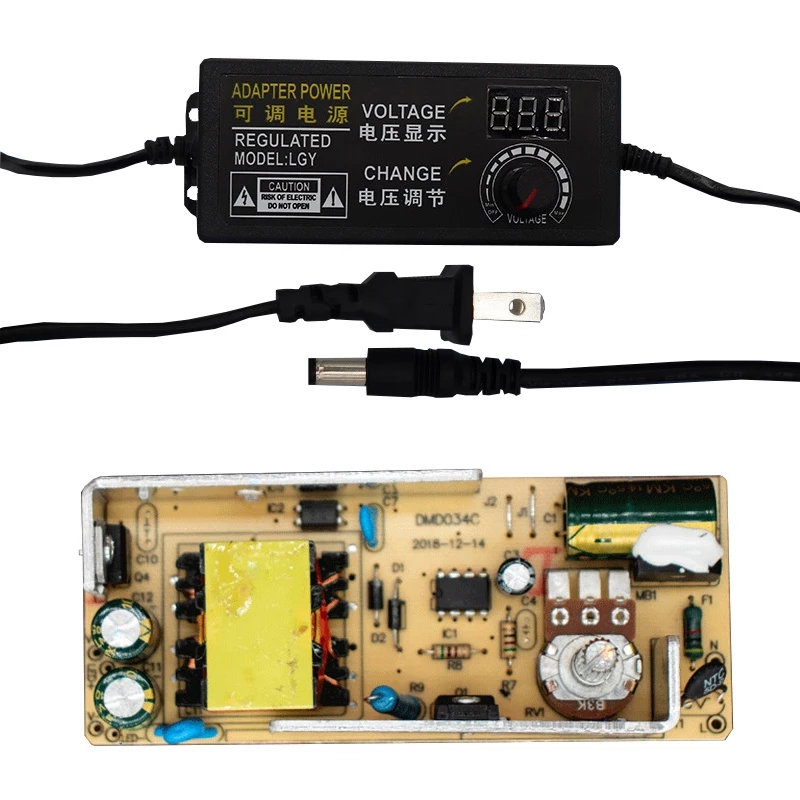 NGUỒN ADAPTER TÙY CHỈNH ĐIỆN ÁP 3V - 12V - 24V 3A 5A 10A VỚI NGÕ RA DC 5521 - Hình ảnh 5