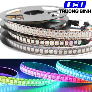 ĐÈN LED FULL MÀU ARGB NEOPIXEL WS2812B 5V 144 LED/MÉT BỀ RỘNG 12MM DÂY 1 MÉT