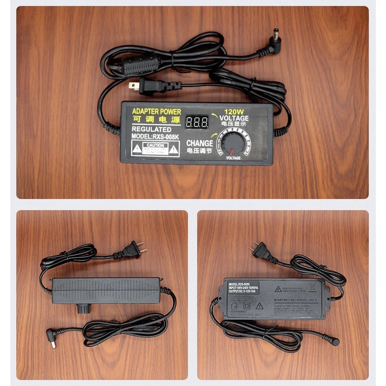 NGUỒN ADAPTER TÙY CHỈNH ĐIỆN ÁP 3V - 12V - 24V 3A 5A 10A VỚI NGÕ RA DC 5521 - Hình ảnh 3