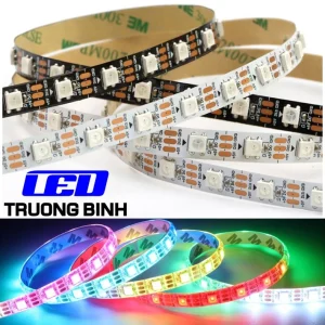 ĐÈN LED FULL MÀU NEOPIXEL ARGB WS2812B 60LED/MÉT CUỘN 5 MÉT ĐIỆN ÁP 5V