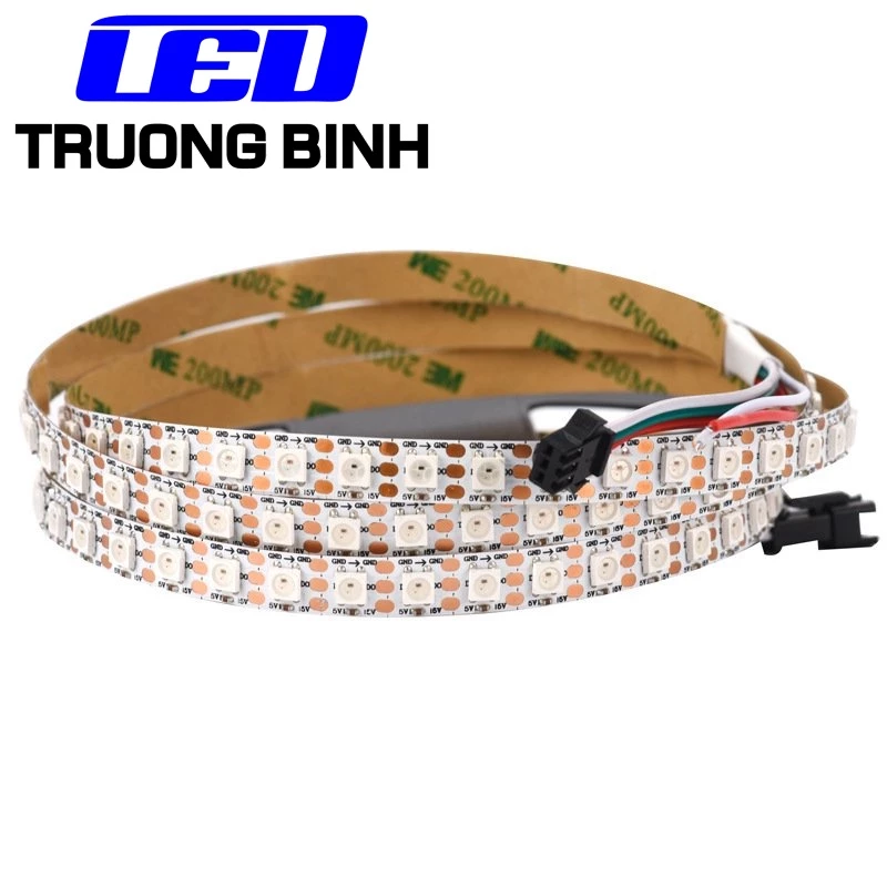 ĐÈN LED FULL MÀU ARGB NEOPIXEL WS2812B 96LED/MÉT CUỘN 1 MÉT ĐIỆN ÁP 5V - Hình ảnh 4