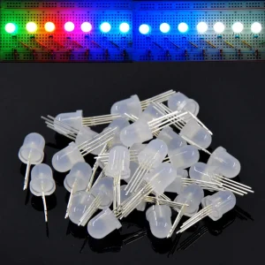 10 HẠT LED MŨ RƠM FULL MÀU ARGB F5 F8 IC TÍCH HỢP BÊN TRONG HẠT LED