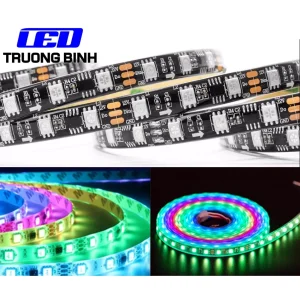 ĐÈN LED DÂY FULL MÀU WS2811 UCS1903 60LED/MÉT DÂY 1 MÉT ĐIỆN ÁP 12V