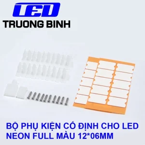 PHỤ KIỆN CỐ ĐỊNH BỊT ĐẦU LED NEON LED DÂY VỎ NHỰA TRONG FULL MÀU WS2812B WS2811 WS2815 UCS1903