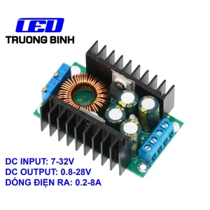 MODULE HẠ ÁP DC 12V 24V XUỐNG 5V HIỆU SUẤT CAO CHO ĐÈN LED CHỈNH ĐIỆN ÁP DÒNG ĐIỆN RA QUA CHIẾT ÁP