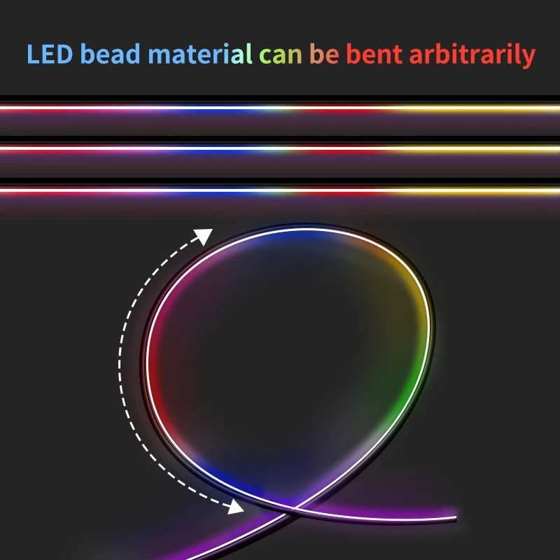 ĐÈN LED ARGB NEOPIXEL WS2812B MỎNG 2.7MM FULL MÀU 02X08MM 147LED 5V TRANG TRÍ ÔTO XE MÁY - Hình ảnh 7