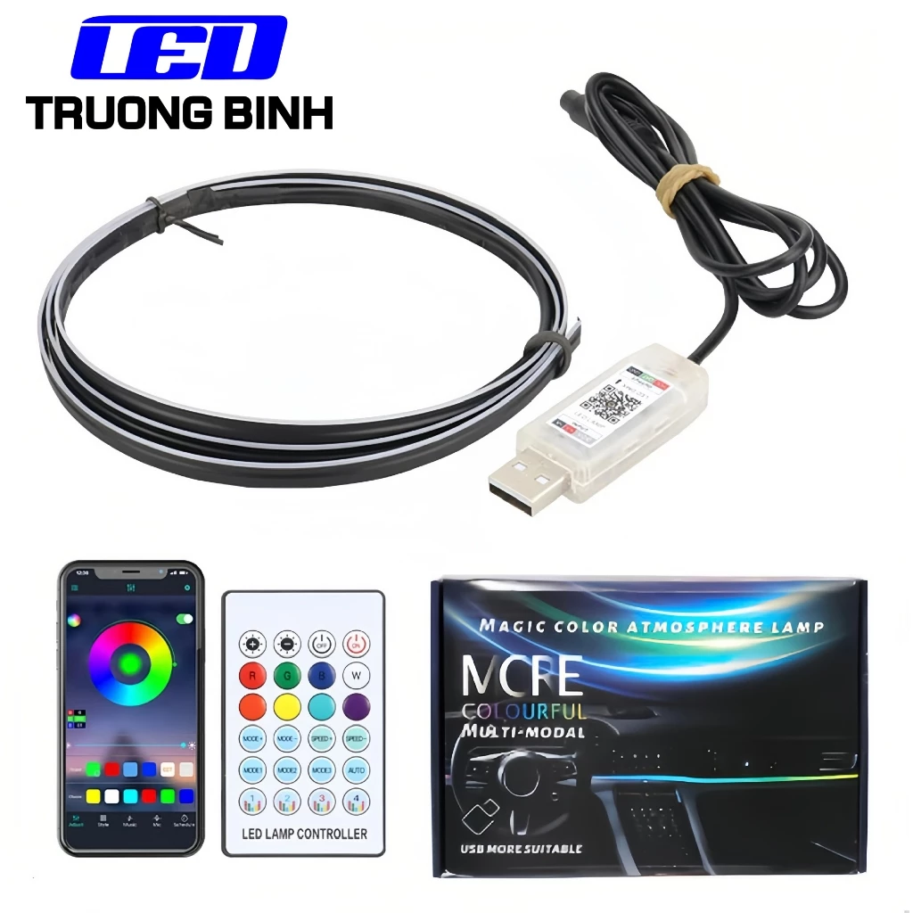 ĐÈN LED ARGB NEOPIXEL WS2812B MỎNG 2.7MM FULL MÀU 02X08MM 147LED 5V TRANG TRÍ ÔTO XE MÁY - Hình ảnh 9