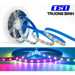 LED DÂY FULL MÀU WS2815 96LED/MÉT HỎNG 1 LED CÁC LED KHÁC VẪN HOẠT ĐỘNG 12V DÂY 1 MÉT