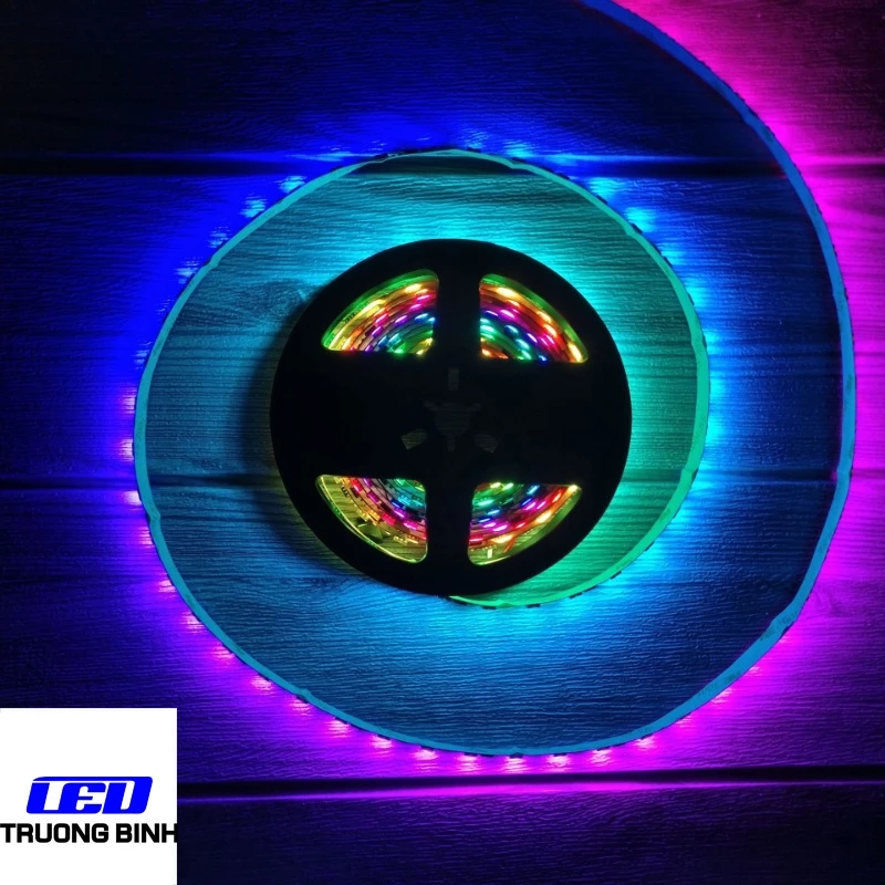 ĐÈN LED FULL MÀU ARGB NEOPIXEL WS2812B 96LED/MÉT CUỘN 1 MÉT ĐIỆN ÁP 5V - Hình ảnh 2