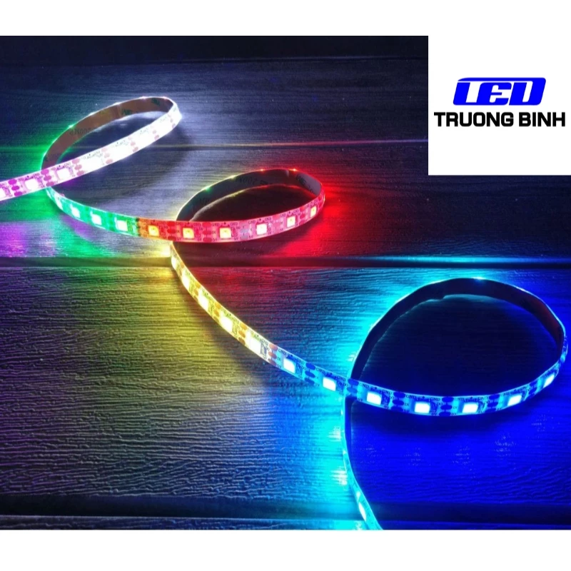 ĐÈN LED FULL MÀU ARGB NEOPIXEL WS2812B 96LED/MÉT CUỘN 1 MÉT ĐIỆN ÁP 5V - Hình ảnh 6