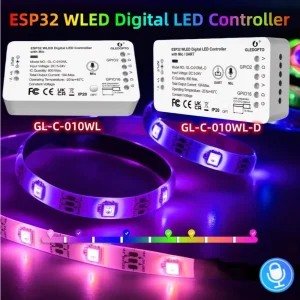 WLED ĐIỀU KHIỂN LED FULL MÀU NEOPIXEL ARGB WS2812B WS2811 APP ĐIỀU KHIỂN PC ĐIỆN THOẠI QUA WIFI