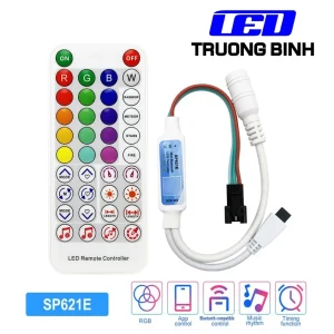 SP621E BỘ ĐIỀU KHIỂN LED FULL MÀU ARGB WS2812B WS2811 UCS1903 APP BLUETOOTH