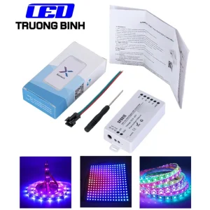 SP801E ĐIỀU KHIỂN LED FULL MÀU ARGB WS2812B WS2811 UCS1903 4 CỔNG ĐỒNG BỘ KẾT NỐI APP WIFI ART-NET
