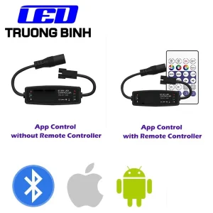 BT124 BỘ ĐIỀU KHIỂN LED FULL MÀU NEOPIXEL ARGB WS2812 WS2811 UCS1903 HỖ TRỢ APP