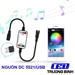 BLE001 ĐIỀU KHIỂN LED FULL MÀU ARGB NEOPIXEL WS2812B WS2811 APP LEDLAMP CHO Ô TÔ MÔTÔ