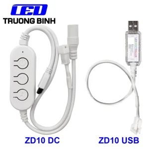 ZD10 ĐIỀU KHIỂN NHÁY THEO NHẠC CHO LED FULL MÀU ARGB WS2812B WS2811 HỖ TRỢ APP