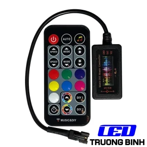 GT201 BỘ ĐIỀU KHIỂN LED FULL MÀU NHÁY THEO NHẠC 21 PHÍM DIY CHO LED WS2811 WS2812B UCS1903