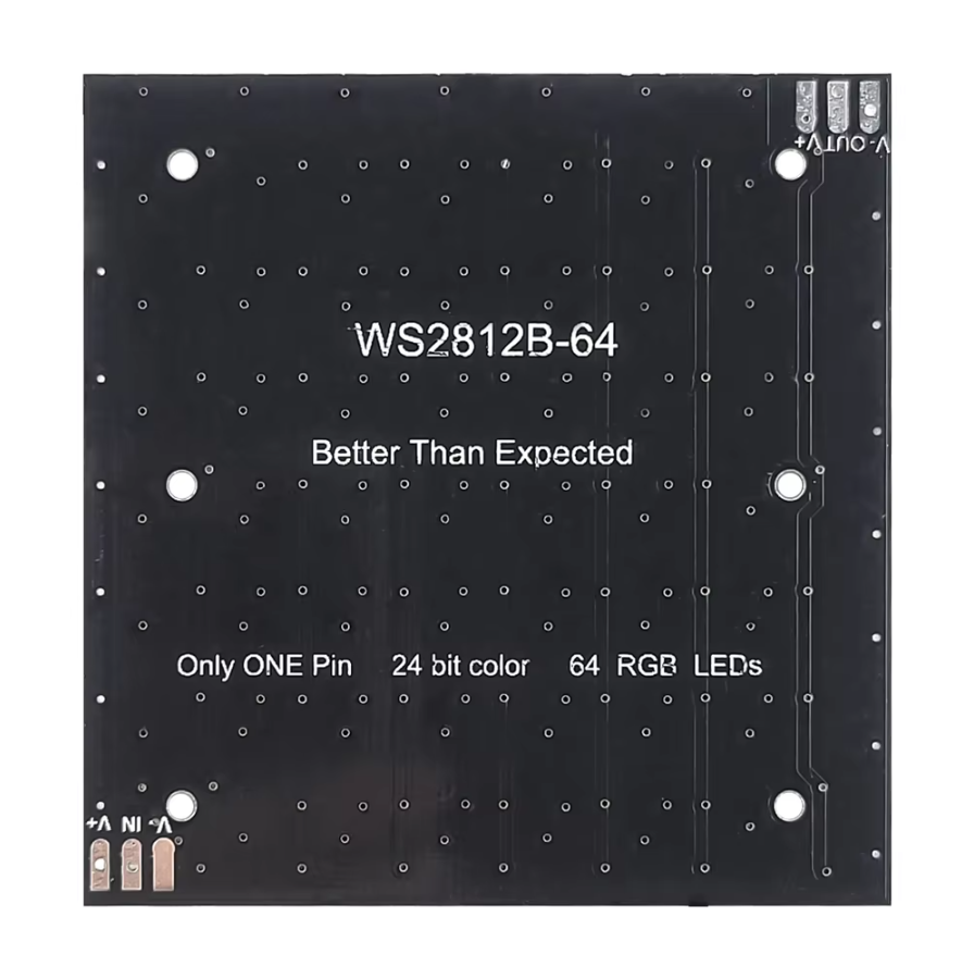 MODULE LED MA TRẬN FULL MÀU ARGB WS2812B 5V 64BIT 8X8 100BIT 10X10 256BIT 16X16 - Hình ảnh 4