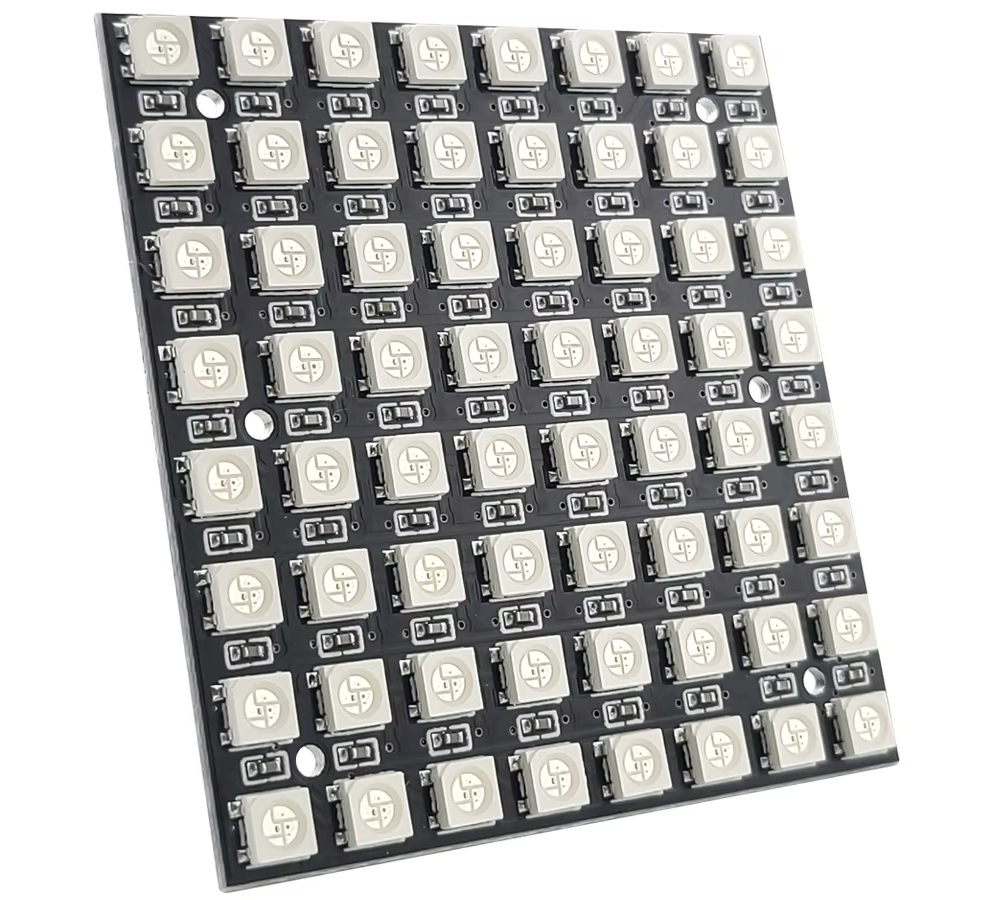 MODULE LED MA TRẬN FULL MÀU ARGB WS2812B 5V 64BIT 8X8 100BIT 10X10 256BIT 16X16 - Hình ảnh 3