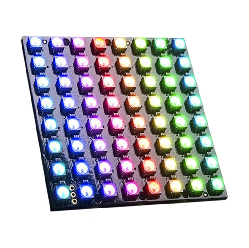 MODULE LED MA TRẬN FULL MÀU ARGB WS2812B 5V 64BIT 8X8 100BIT 10X10 256BIT 16X16 - Hình ảnh 2