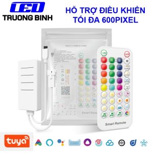 TY07 TY07W TUYA BỘ ĐIỀU KHIỂN LED FULL MÀU ARGB WS2812B WS2811 UCS1903 NHÁY THEO NHẠC HỖ TRỢ APP WIFI