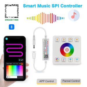 OP105 BỘ ĐIỀU KHIỂN LED FULL MÀU ARGB WS2812 WS2811 WS2815 NHÁY THEO NHẠC HỖ TRỢ APP VÀ REMOTE